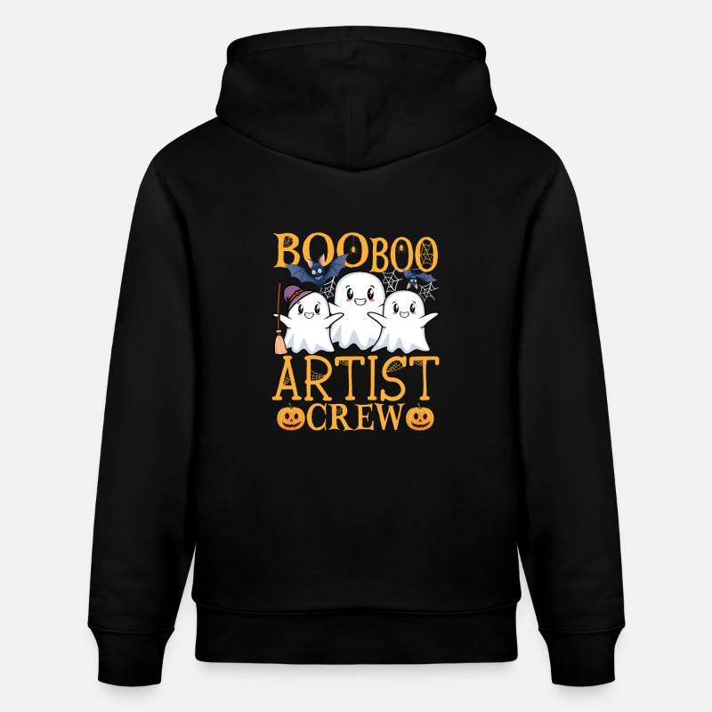 Artiste uu Drôle d’artiste - Sweat à capuche bio CRUISER Stanley/Stella Unisexe - noir