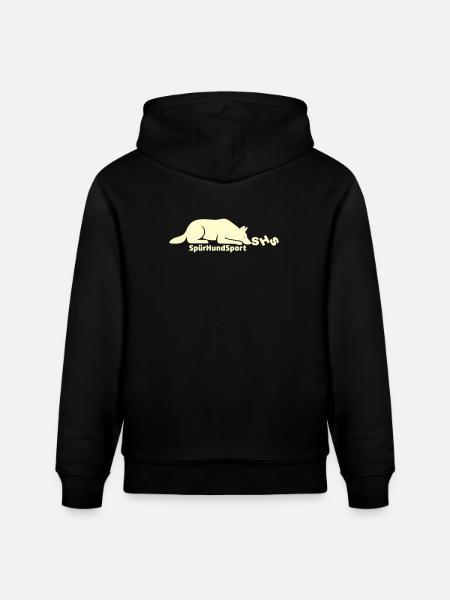 SHS Logo lemon - Stanley/Stella Unisex Bio-Hoodie CRUISER  - Schwarz