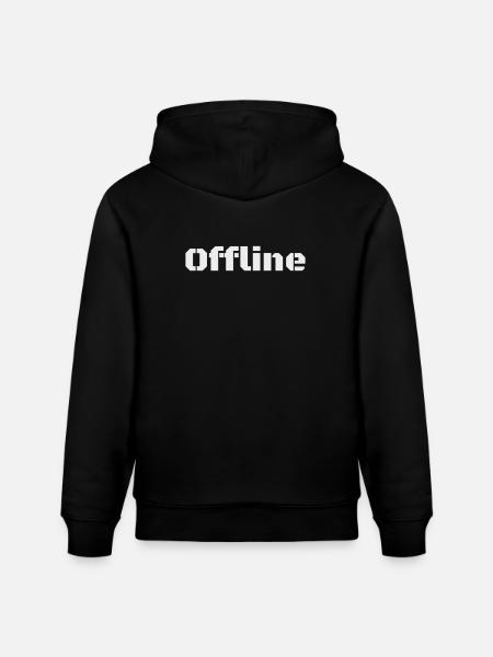 Offline - Stanley/Stella CRUISER Unisex Organic Hoodie - black