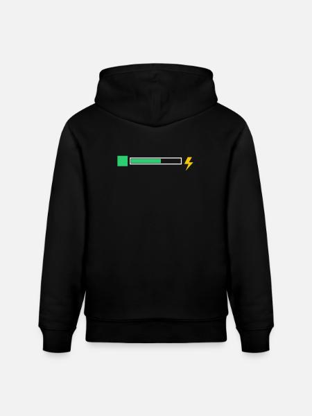 energy - Stanley/Stella CRUISER Unisex Organic Hoodie - black
