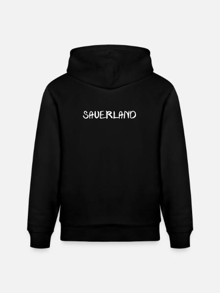 echt.SAUERLAND pur witt R - Stanley/Stella Unisex Bio-Hoodie CRUISER  - Schwarz