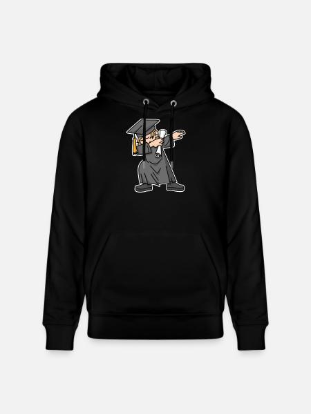 Pojke student dab dabbing examen skola - Ekologisk luvtröja CRUISER unisex från Stanley/Stella - svart