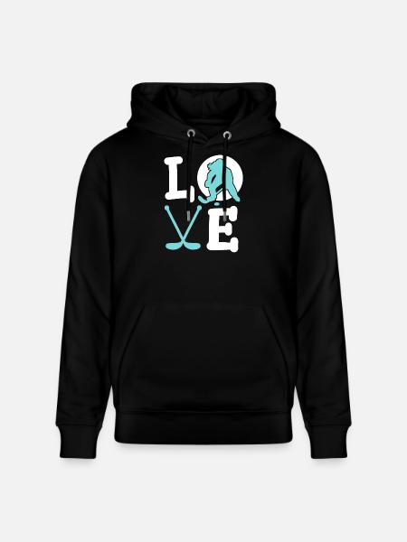 Eishockey Eishockeyspielerin - Stanley/Stella Unisex Bio-Hoodie CRUISER  - Schwarz