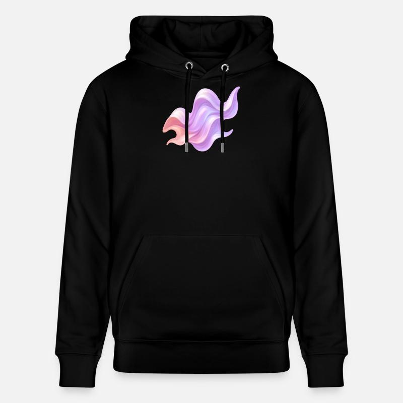 Liquid Waves - Stanley/Stella Unisex Bio-Hoodie CRUISER  - Schwarz