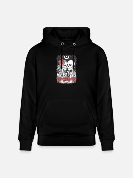 Tarotkarte - Stanley/Stella Unisex Bio-Hoodie CRUISER  - Schwarz