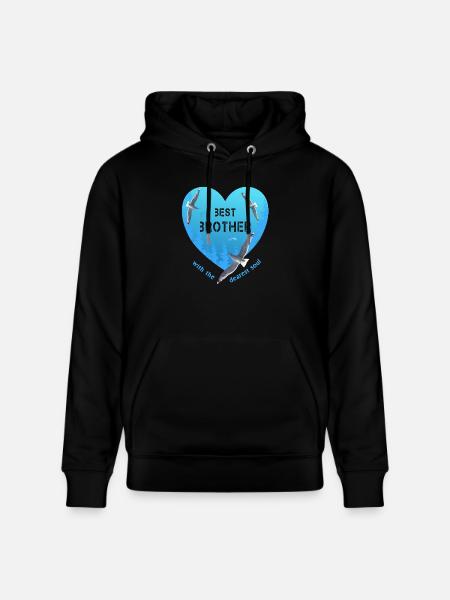 Best Brother - Stanley/Stella CRUISER Unisex Organic Hoodie - black