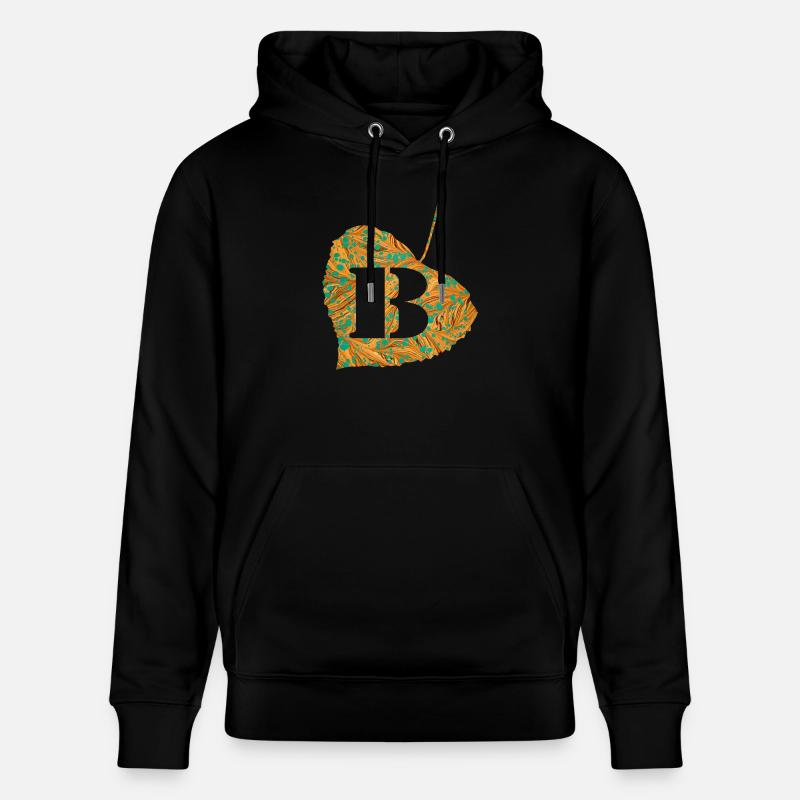 Feuille E 95 B - Sweat à capuche bio CRUISER Stanley/Stella Unisexe - noir