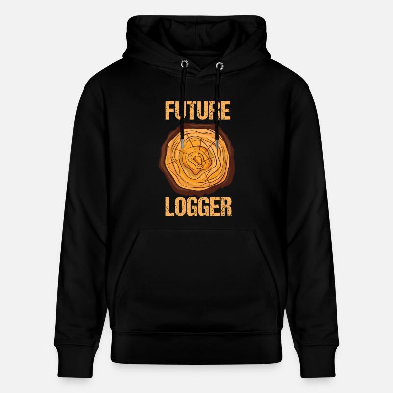 Conception du futur bûcheron - Sweat à capuche bio CRUISER Stanley/Stella Unisexe - noir