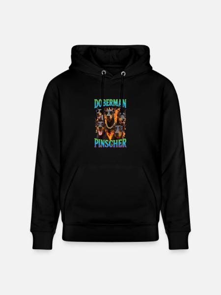 Dobermann - Stanley/Stella Unisex Bio-Hoodie CRUISER - Schwarz
