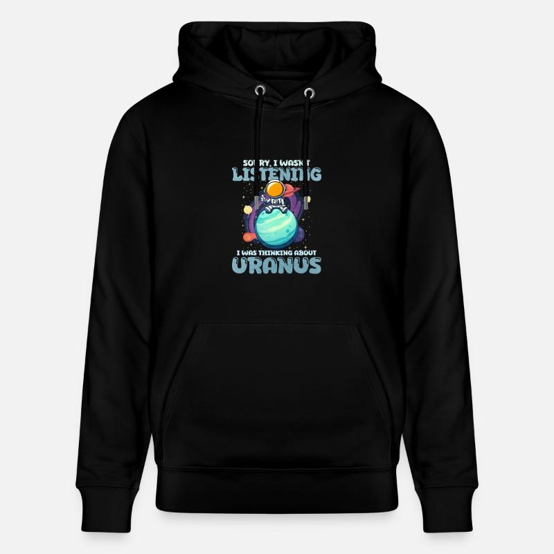 Uranus - Sweat à capuche bio CRUISER Stanley/Stella Unisexe - noir