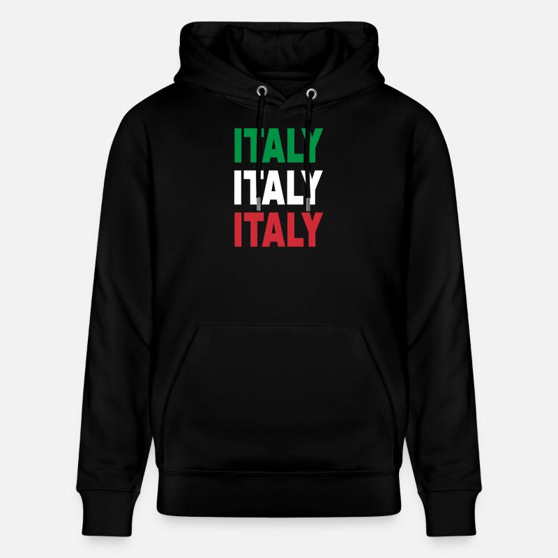 Italie / Cadeau / Idée cadeau - Sweat à capuche bio CRUISER Stanley/Stella Unisexe - noir