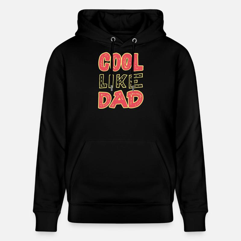 Cool comme papa - Sweat à capuche bio CRUISER Stanley/Stella Unisexe - noir