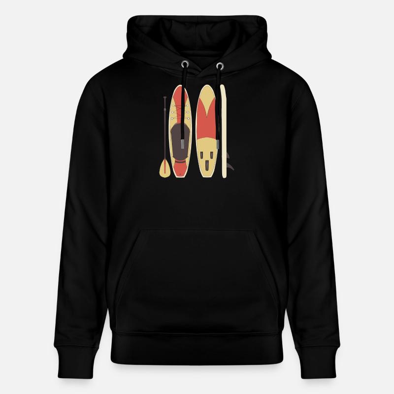 Standup Paddle - Sweat à capuche bio CRUISER Stanley/Stella Unisexe - noir