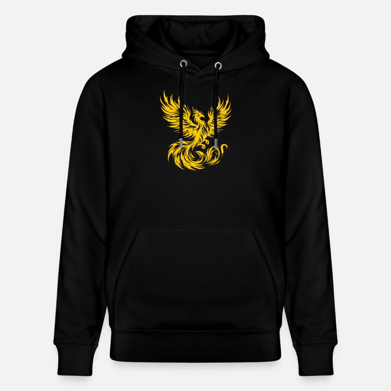 Phoenix de feu - Sweat à capuche bio CRUISER Stanley/Stella Unisexe - noir