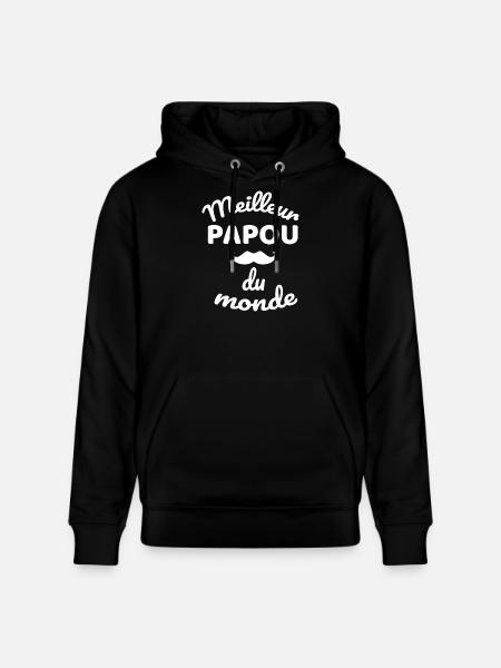 Best Papuan in the World - Stanley/Stella CRUISER Unisex Organic Hoodie - black
