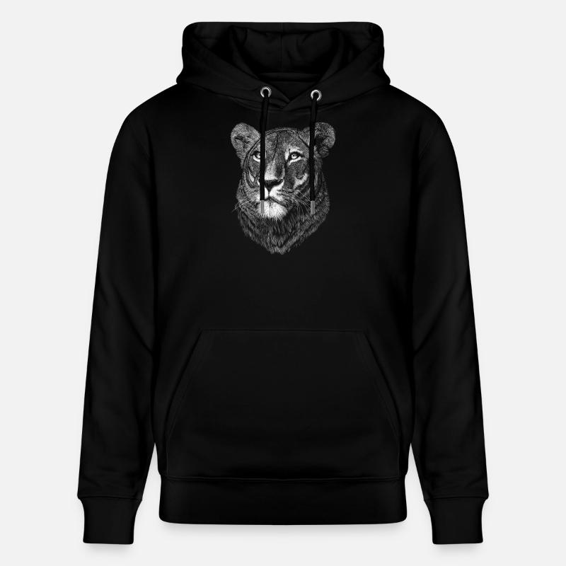 Lionne - Sweat à capuche bio CRUISER Stanley/Stella Unisexe - noir
