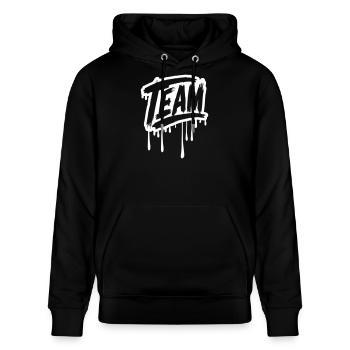 Team Graffiti - Stanley/Stella Unisex Bio-Hoodie CRUISER  - Schwarz - Vorne - Alina (178cm) & Michal (187cm)