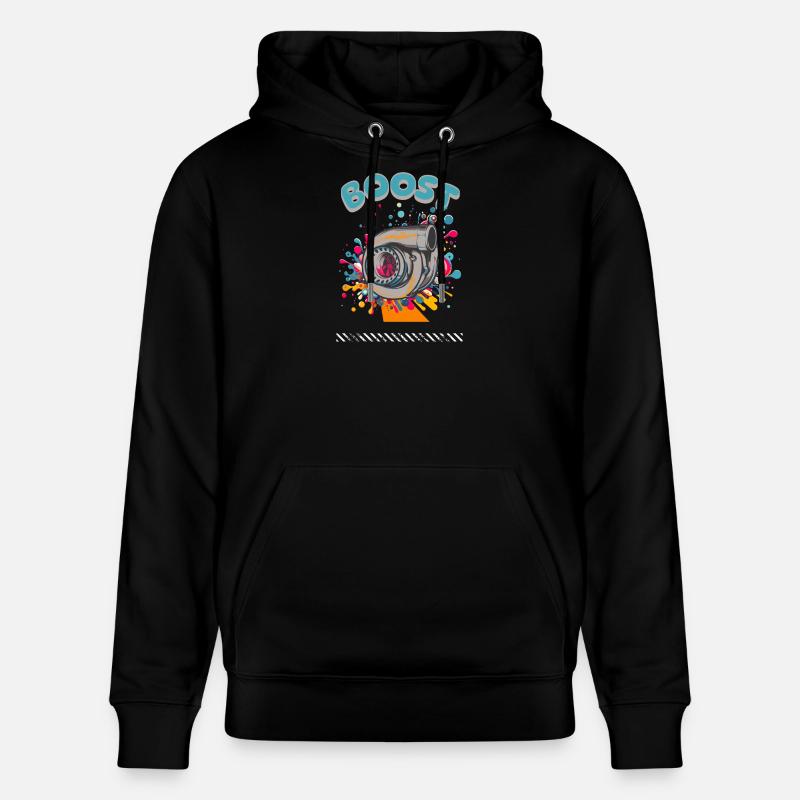 Boost - Sweat à capuche bio CRUISER Stanley/Stella Unisexe - noir