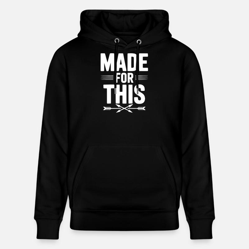 Faits pour ça - Sweat à capuche bio CRUISER Stanley/Stella Unisexe - noir