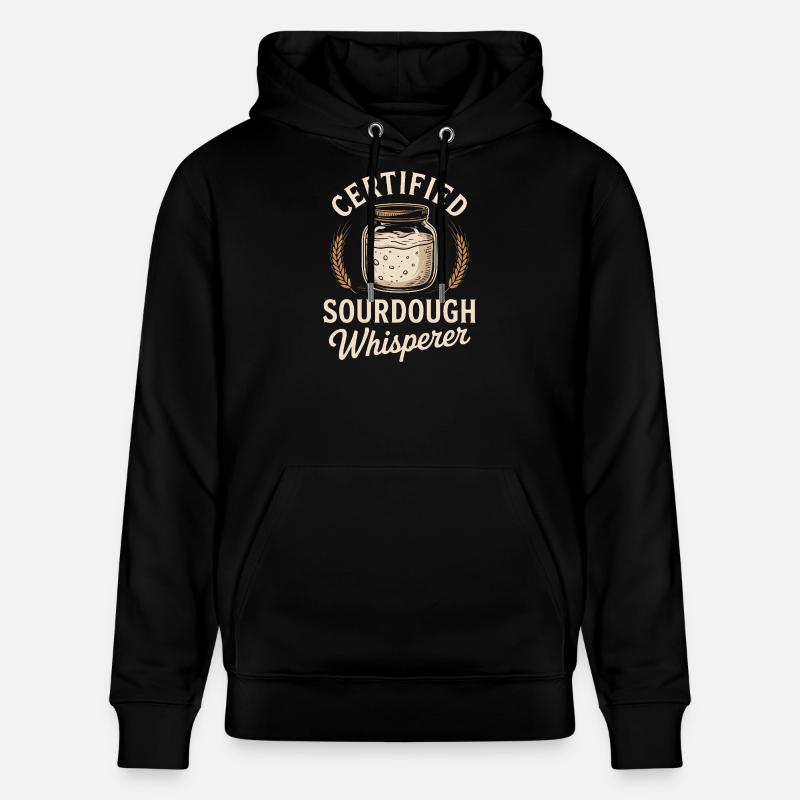 Chuchoteur certifié de levain - Sweat à capuche bio CRUISER Stanley/Stella Unisexe - noir