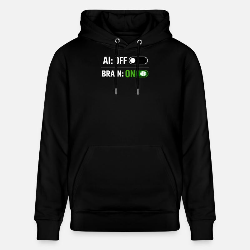 IA DÉSACTIVÉE - Sweat à capuche bio CRUISER Stanley/Stella Unisexe - noir