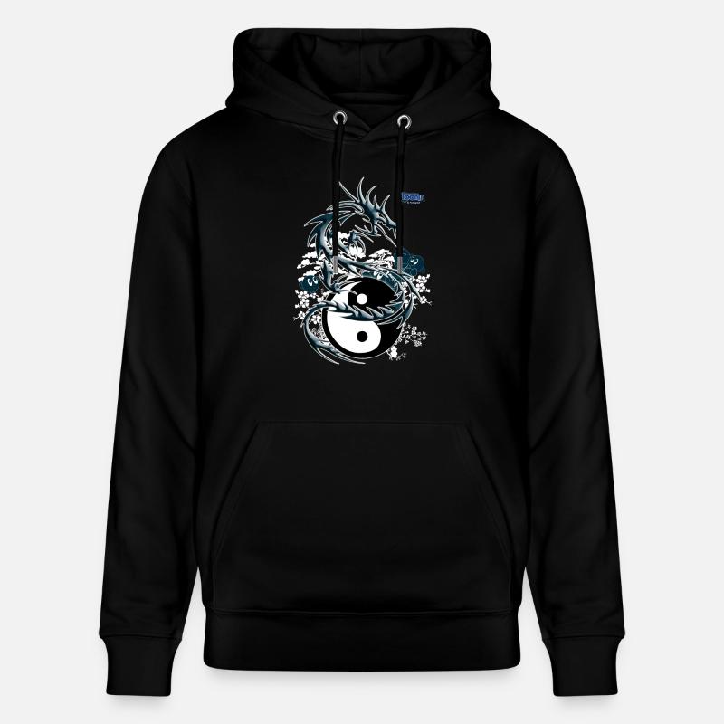the dragon toonis - Sweat à capuche bio CRUISER Stanley/Stella Unisexe - noir