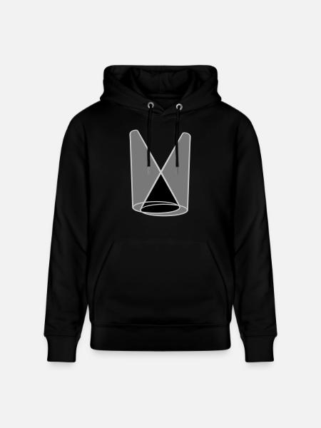 Stage 2 Spotlight Light Cone - Stanley/Stella CRUISER Unisex Organic Hoodie - black