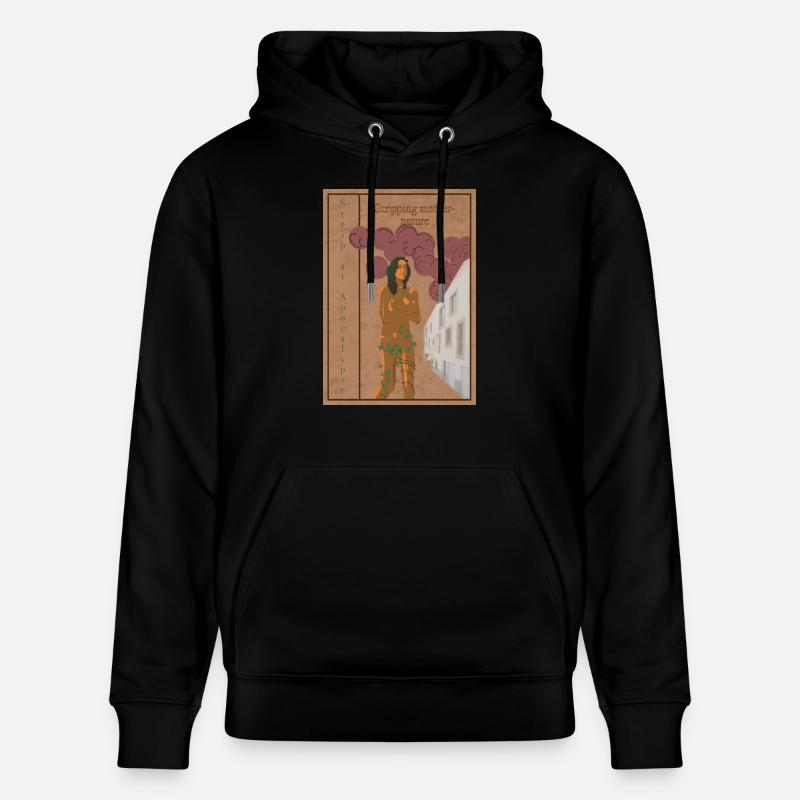 Dame Nature - Sweat à capuche bio CRUISER Stanley/Stella Unisexe - noir