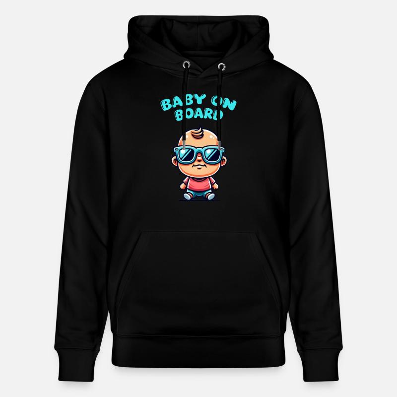 Lunettes de soleil Baby Comic - Sweat à capuche bio CRUISER Stanley/Stella Unisexe - noir