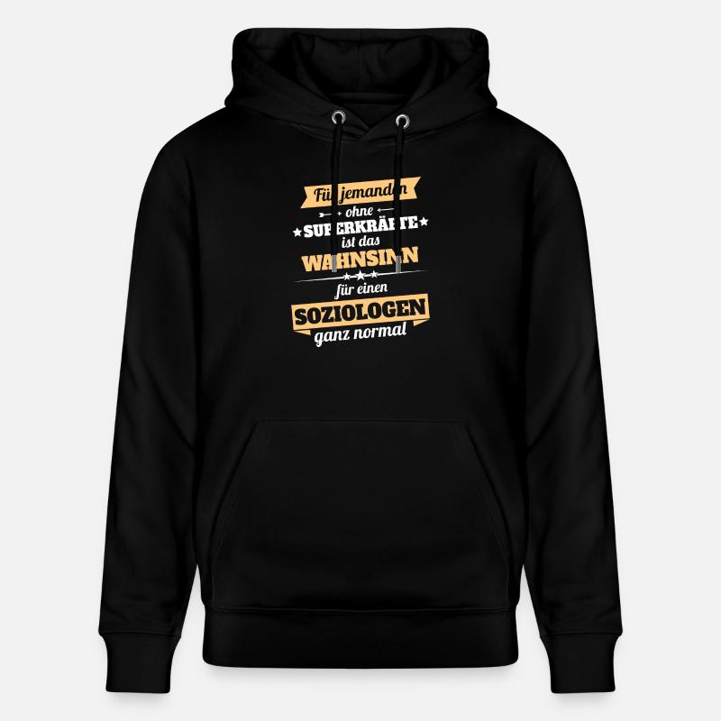 Soziologe Held - Stanley/Stella Unisex Bio-Hoodie CRUISER  - Schwarz