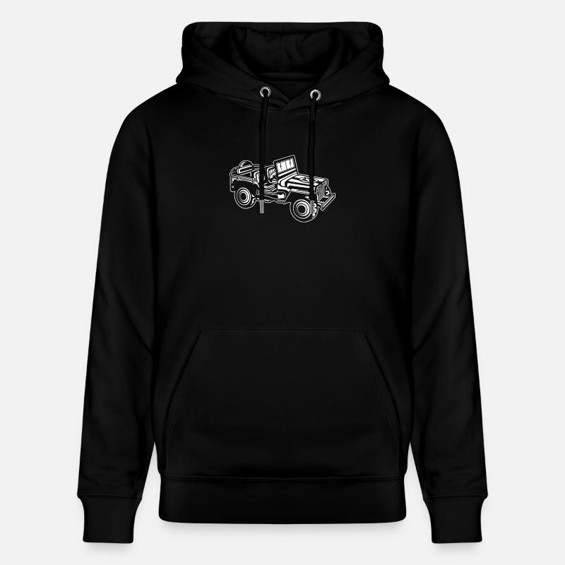 SUV / Jeep SUV 01_weiß - Sweat à capuche bio CRUISER Stanley/Stella Unisexe - noir