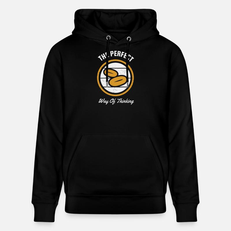 Die perfekte Denkweise: Kaffeebohnen - Stanley/Stella Unisex Bio-Hoodie CRUISER  - Schwarz