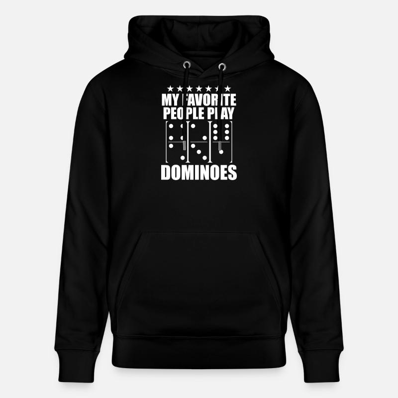 Conception de jeux Domino - Sweat à capuche bio CRUISER Stanley/Stella Unisexe - noir