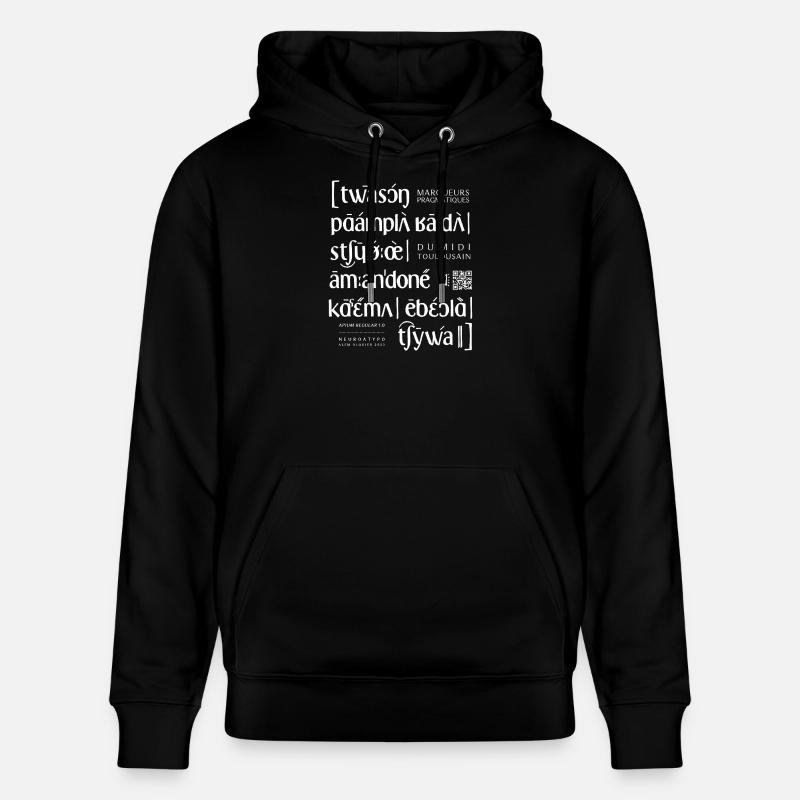 apium - API - Sweat à capuche bio CRUISER Stanley/Stella Unisexe - noir