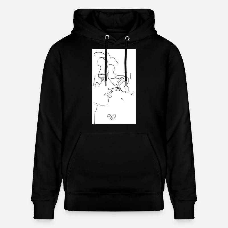 Baiser Papillon - Sweat à capuche bio CRUISER Stanley/Stella Unisexe - noir