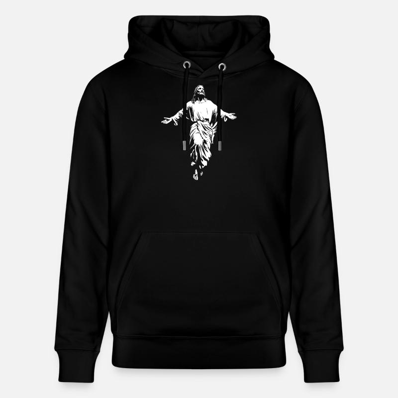 Jésus-Christ Dieu chrétien - Sweat à capuche bio CRUISER Stanley/Stella Unisexe - noir