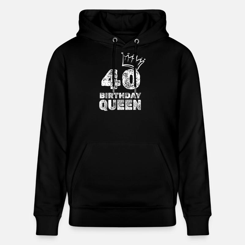 40 - Stanley/Stella Unisex Bio-Hoodie CRUISER  - Schwarz