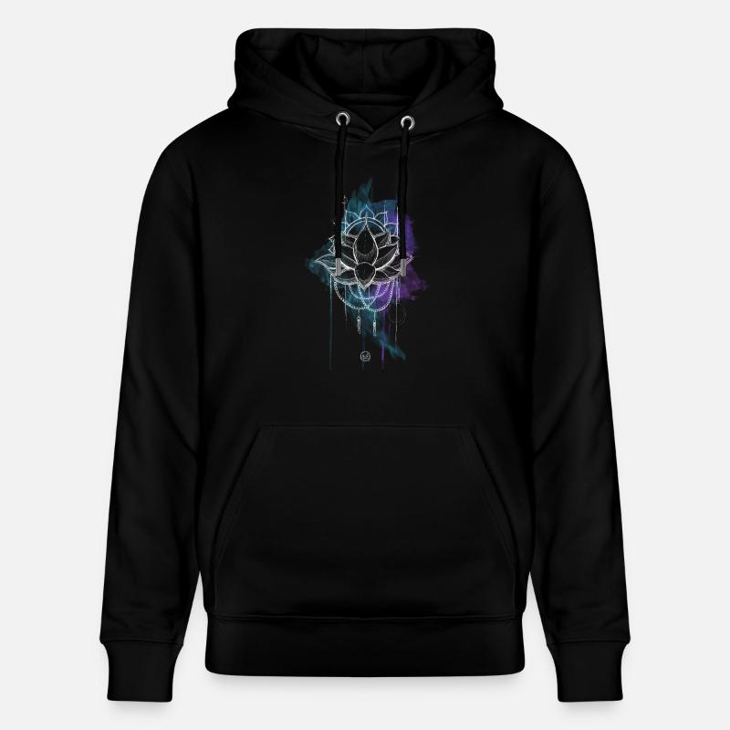 mandala solstice d'été - Sweat à capuche bio CRUISER Stanley/Stella Unisexe - noir