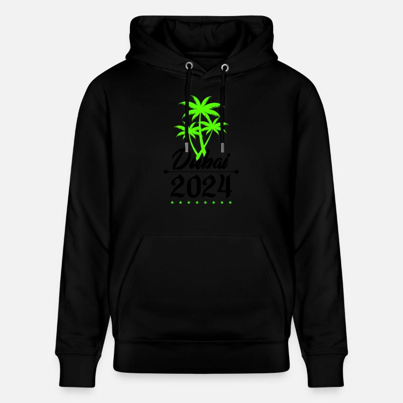 Palmiers de Dubaï 2024 - Sweat à capuche bio CRUISER Stanley/Stella Unisexe - noir