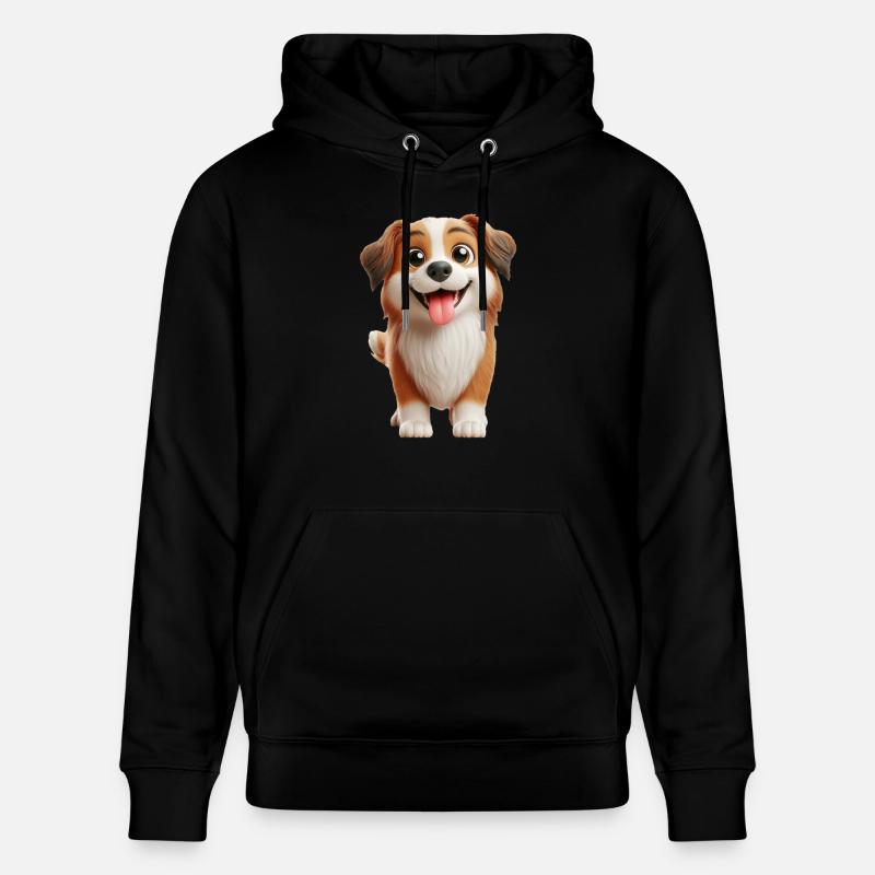 Chien 2 - Sweat à capuche bio CRUISER Stanley/Stella Unisexe - noir