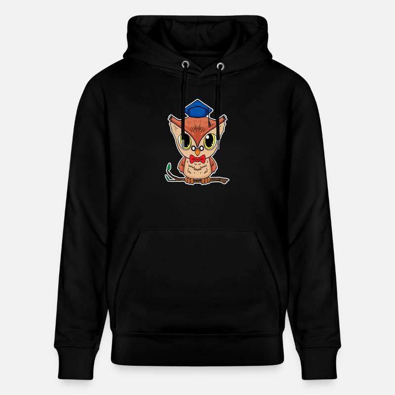 Eule - Stanley/Stella Unisex Bio-Hoodie CRUISER  - Schwarz