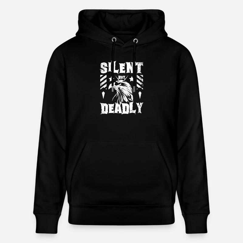 Fauconnier silencieux mais mortel - Sweat à capuche bio CRUISER Stanley/Stella Unisexe - noir