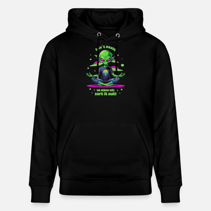 Alien régule cela ! - Sweat à capuche bio CRUISER Stanley/Stella Unisexe - noir