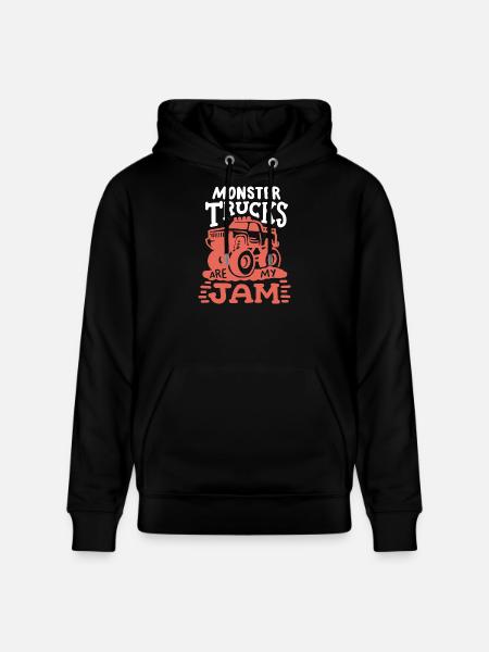 Monster Truck - Stanley/Stella Unisex Bio-Hoodie CRUISER - Schwarz