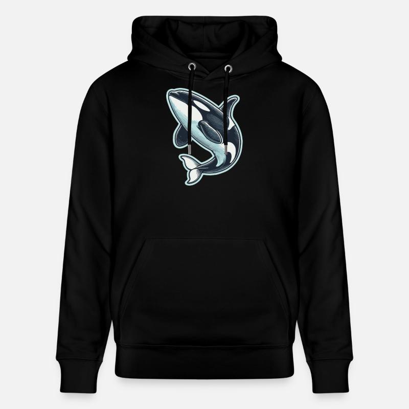 Orca - Stanley/Stella Unisex Bio-Hoodie CRUISER  - Schwarz