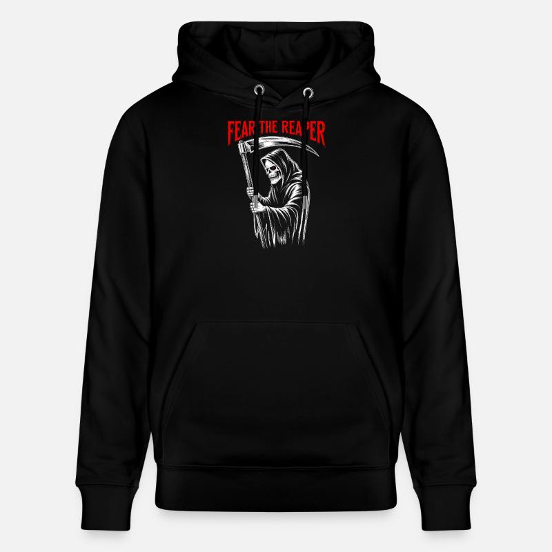Fear the Reaper Skull Halloween - Sweat à capuche bio CRUISER Stanley/Stella Unisexe - noir