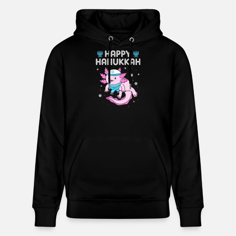 Hanoukka Hanoukka Hanoukka - Sweat à capuche bio CRUISER Stanley/Stella Unisexe - noir