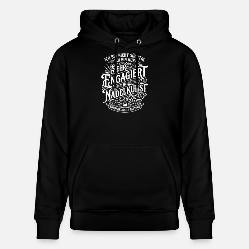 Engagé dans l’art Nadell - Sweat à capuche bio CRUISER Stanley/Stella Unisexe - noir