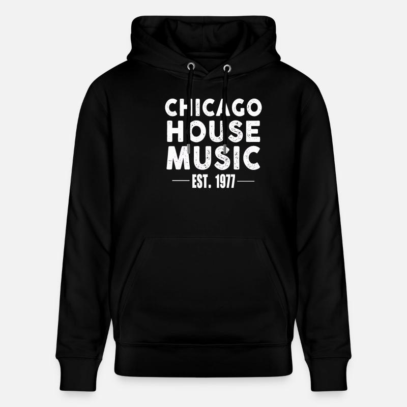 Musique house de Chicago - Sweat à capuche bio CRUISER Stanley/Stella Unisexe - noir