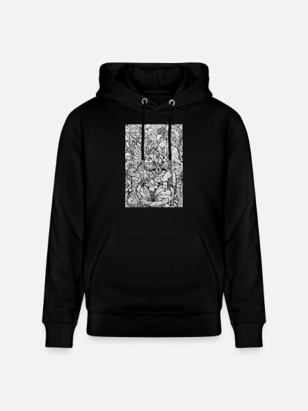Psychedelic Vision - Stanley/Stella Unisex Bio-Hoodie CRUISER  - Schwarz